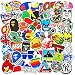 100 Pcs Fashion Brand Cool Stickers For Laptop Stickers Motorcycle Bicycle Skateboard Luggage Decal Graffiti Patches