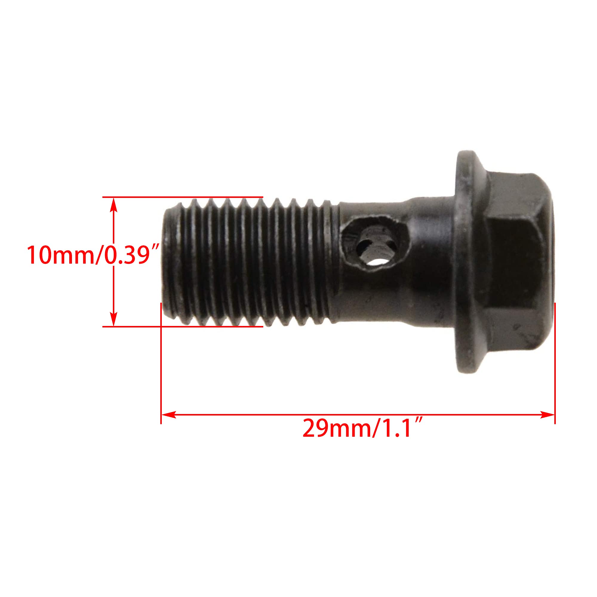 WOOSTAR Maître-Cylindre Frein Avant 7/8" 22mm - Levier Frein Moto Pour Suzuki GS125 GN125 GN250 GS250 HJ125K, Noir Robuste