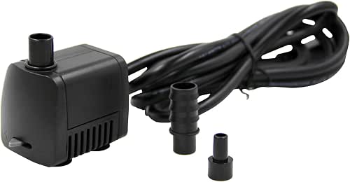 Teamson Home Water Pump for Fountains, Garden Ponds, and Birdbaths,