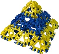 Vista 5 de That Hinge Toy - Juego de 82 piezas azul + rosa, animal + más juguete de construcción STEM