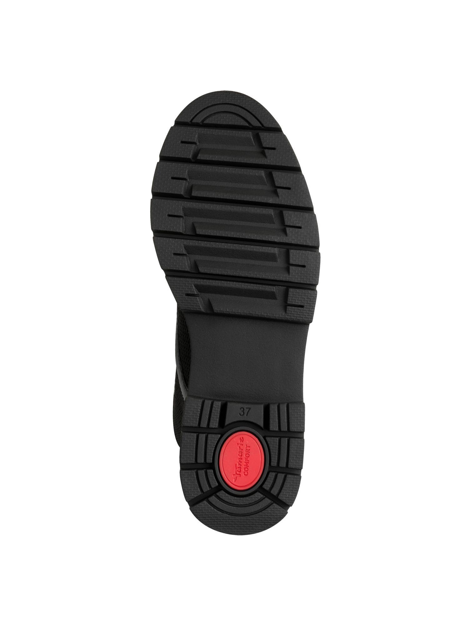 Tamaris Kobiety Tamaris Comfort Lace Boot Flat Warminsole+texBut do środka łydki