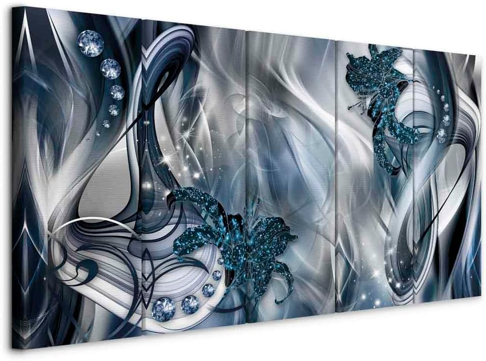 artgeist Acoustic Canvas Wall Art Abstract 59x24 in - 5pcs Picture with Acoustic Foam Sound Print Artwork Room Acoustics Soundproofing a-A-0307-b-o