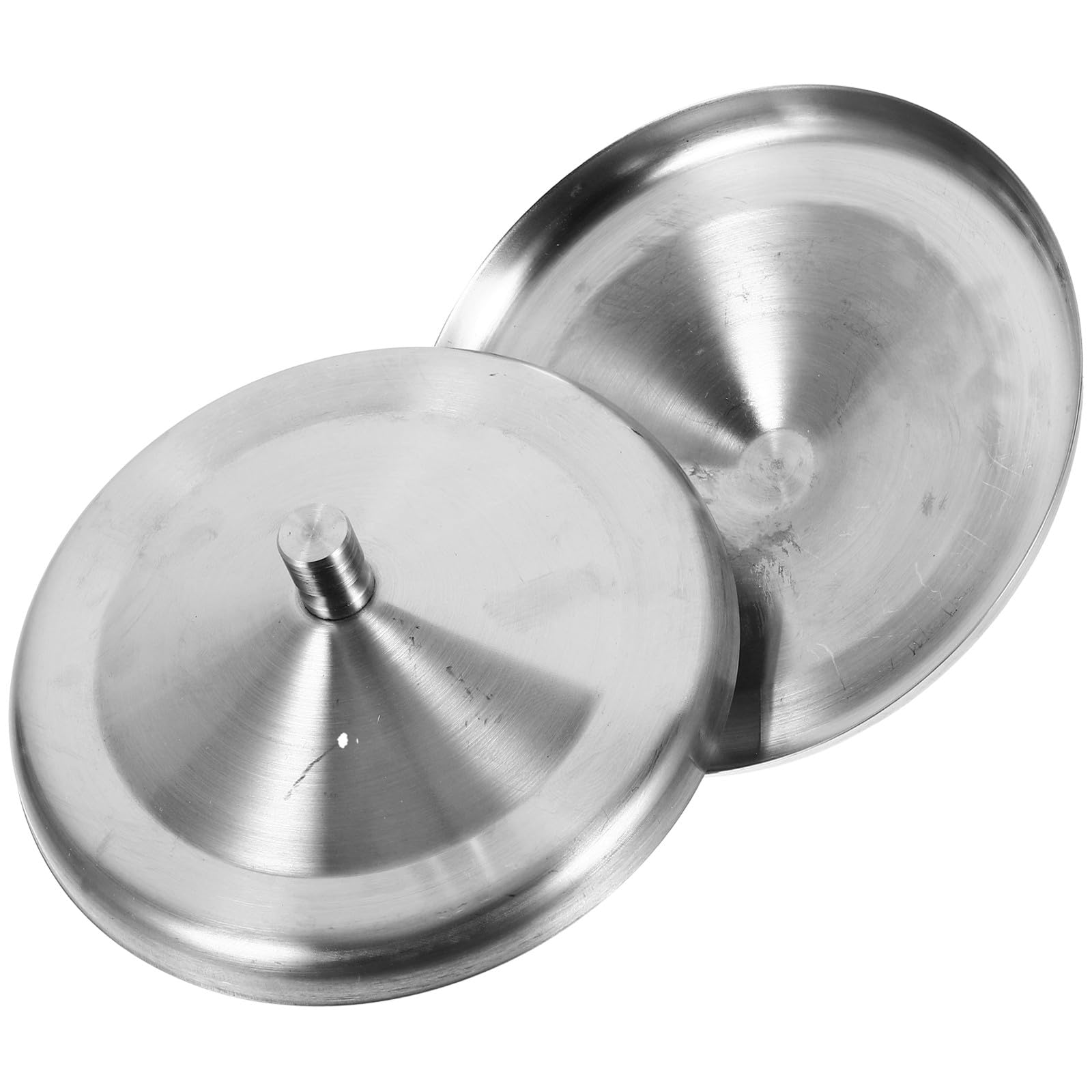 2pcs 10cm Stainless Steel Mug Cover with Silicone Seal, Coffee and Tea Cup Lids Replacement, Water Cup Covers for Home and Travel