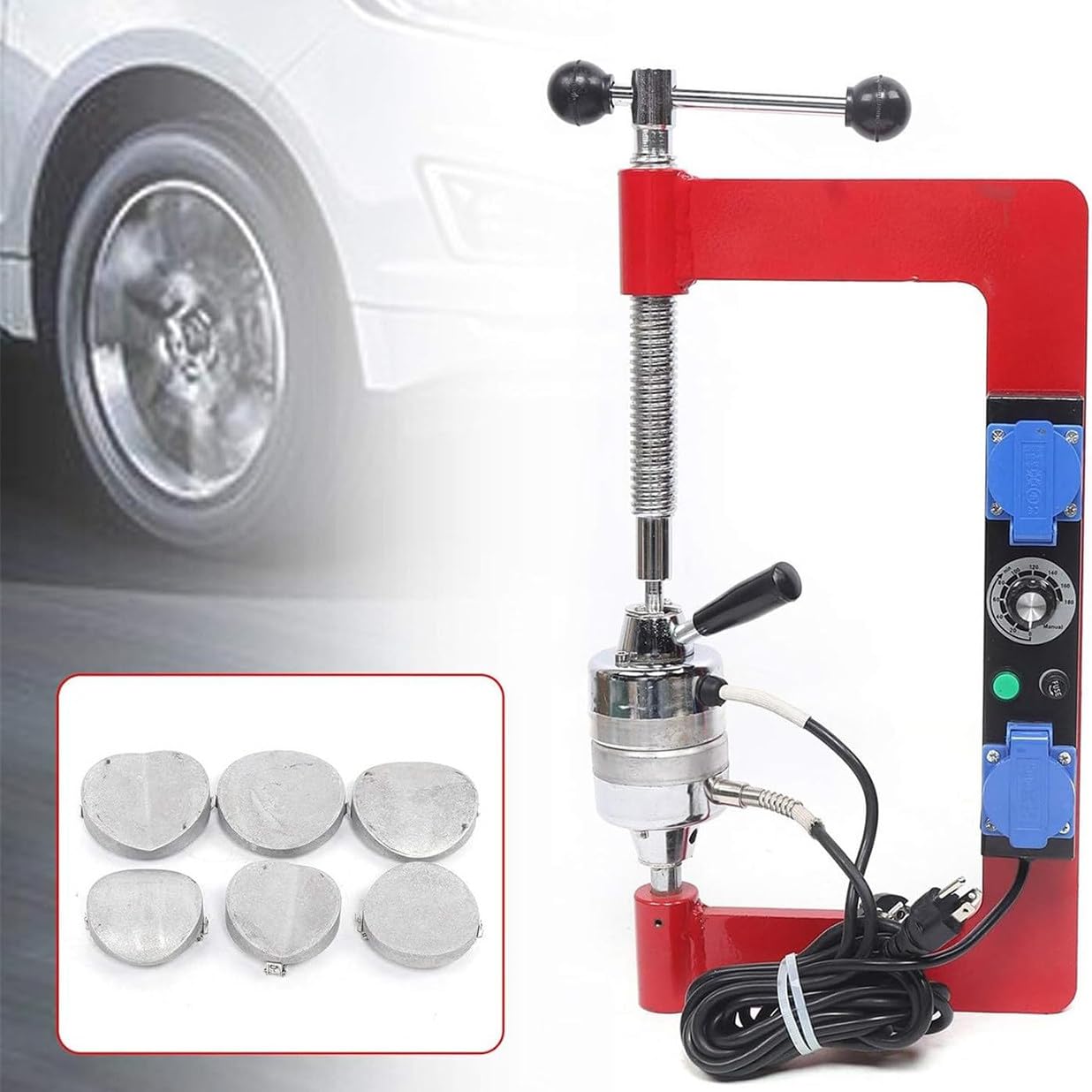 YXZQLOZ 8 Mould Tire Vulcanizing Machine - 150℃-180℃ Constant Temperature for Efficient Car & Truck Tire Repair & Reliable Tire Repair Equipment