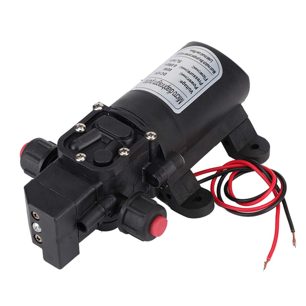 Pompa dell' acqua Automatico Alta Pressione Diaframma,per roulotte barca giardino camion barca,DC 12 V 60W,115psi 5L/m