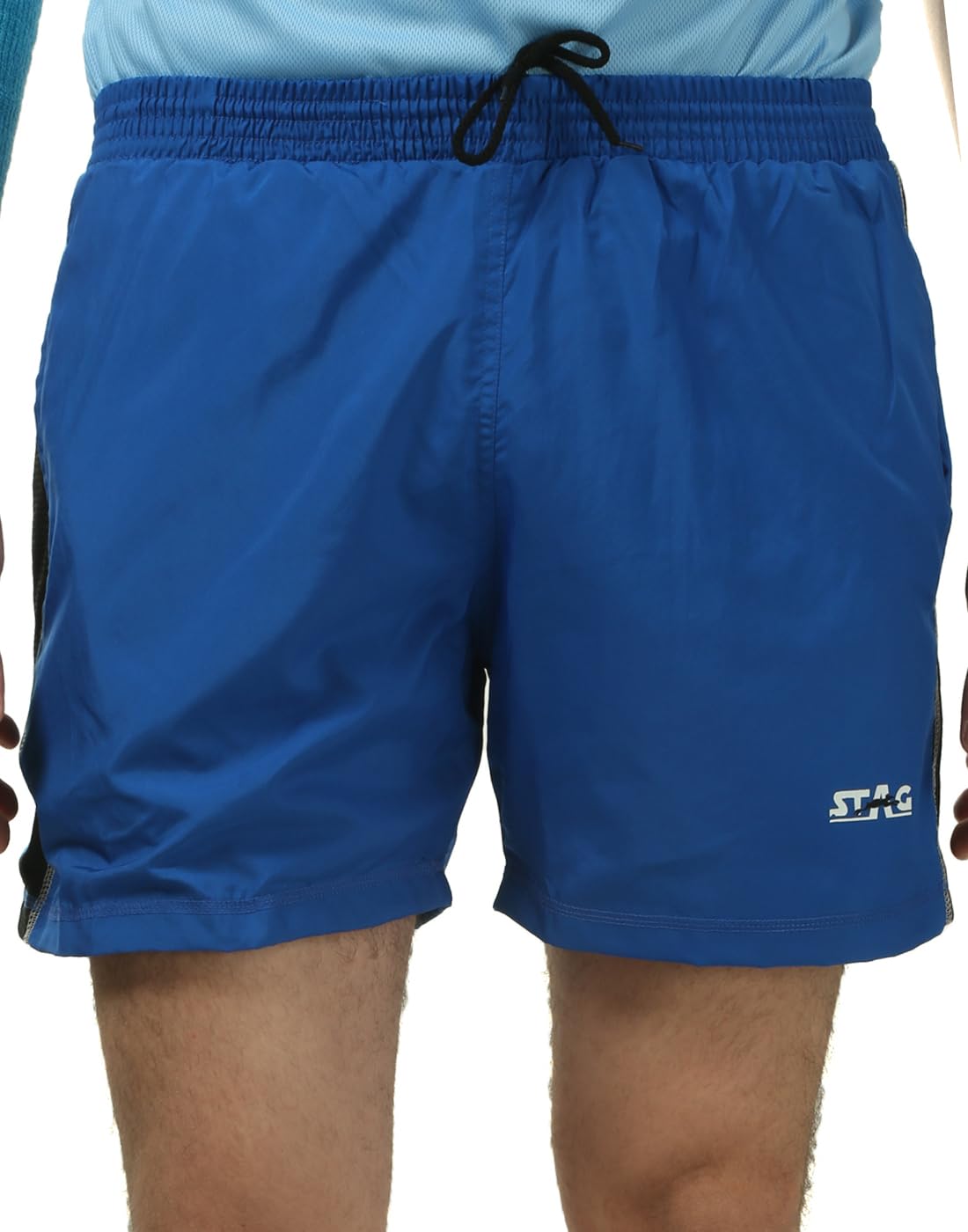 Men’s Performance Sports Shorts with Elasticated Waistband & Drawstring – Royal Blue