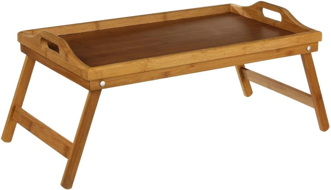 Ideal for using as a breakfast tray or a TV tray for the sofa. This bamboo tray is high quality with a beautiful finish.