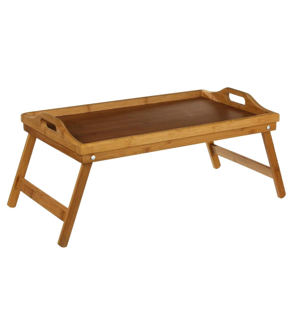 Ideal for using as a breakfast tray or a TV tray for the sofa. This bamboo tray is high quality with a beautiful finish.