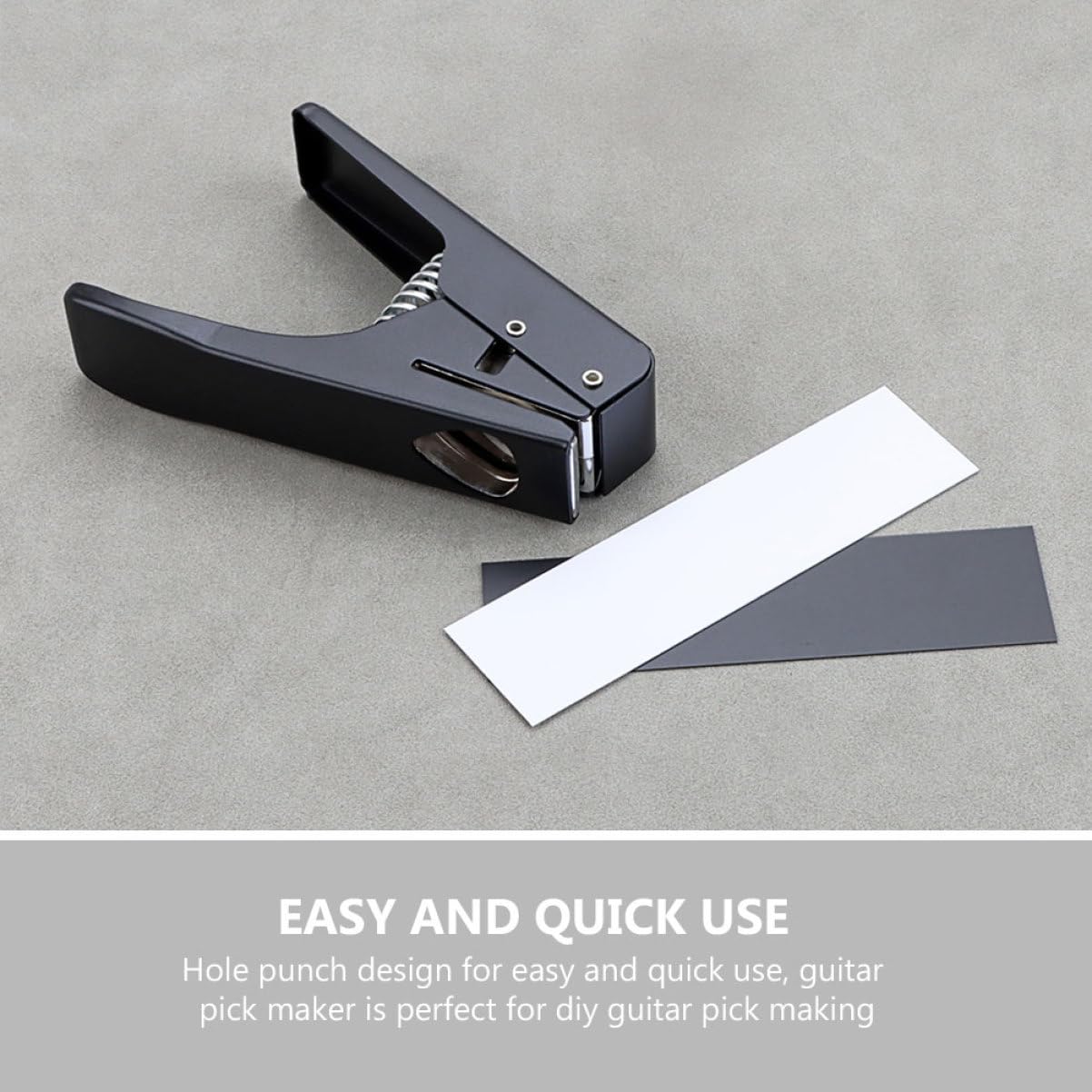 Plettratrice per Chitarra Strumento per Foratura di Plettri Kit Fai da Te per Basso Gadget per Chitarra Regali Unici per Chitarristi