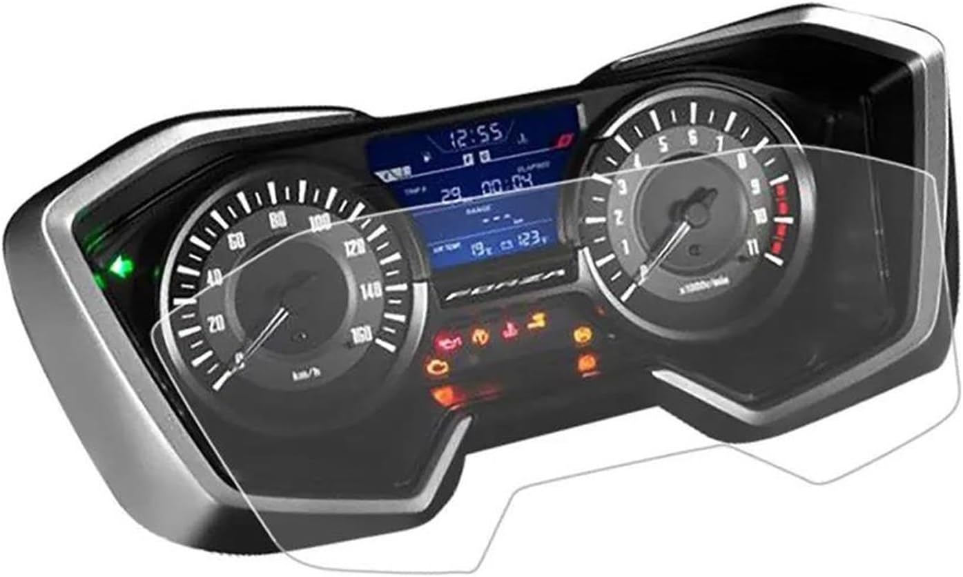 メーターパネルプロテクションフィルム & 作業用ツールセット for HONDA FORZA 750 他 保護計器フィルム フォルツァ 125/250/300/350 オートバイのダッシュボードプロテクター計器フィルム抗 Scrat クラ