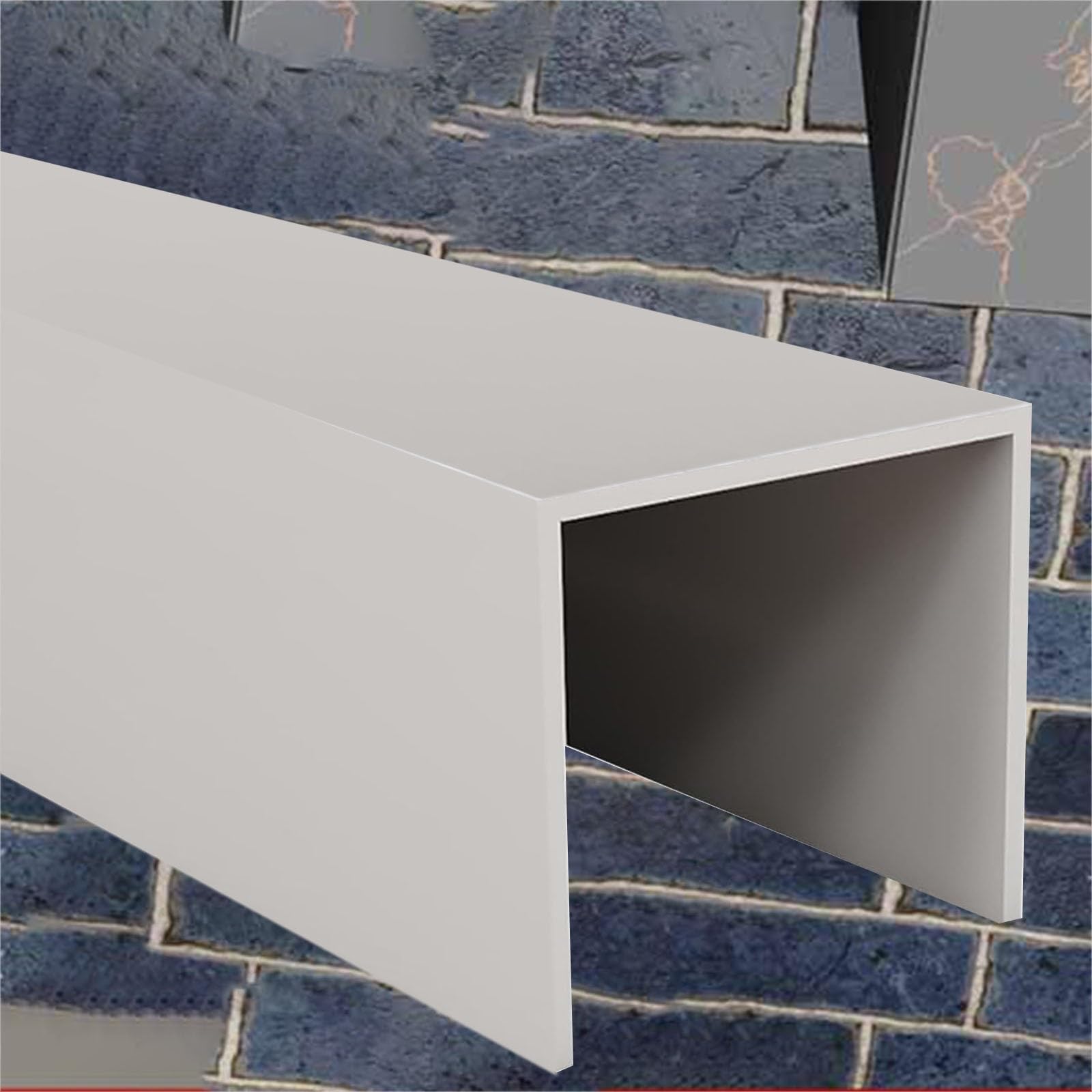 rohrverkleidungen einhausung Überstreichbare, Dekorative Rohrabdeckung Für Den Außenbereich, Dekorative, Für Den Innenbereich, Wasserdichte Wandkanalabdeckung Für(L W 40 x 10cm/15.7 x 3.9in)