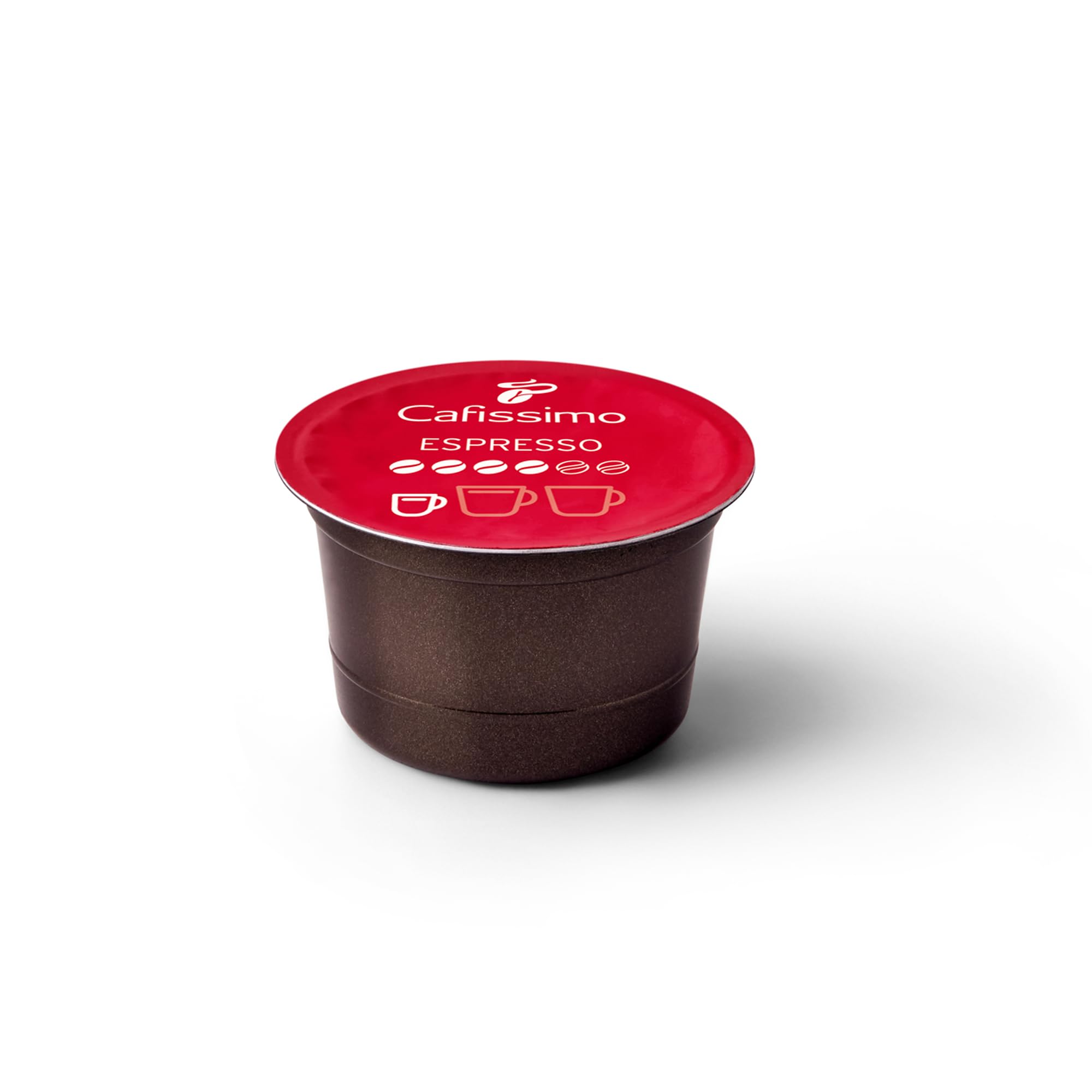 Tchibo Cafissimo Espresso eleganckie kapsułki z kawą, 120 sztuk – 4 x 30 kapsułek (kawa, wyrazista z pełnym aromatem), zrównoważony i uczciwy handel