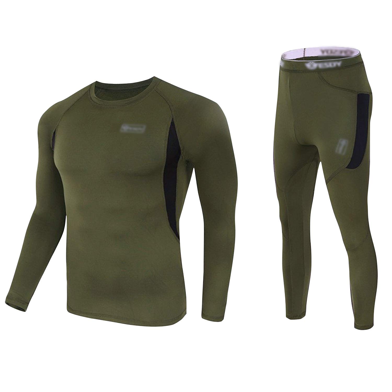 Thermal Underwear Set Winter Hunting Gear Sport Long Johns Base