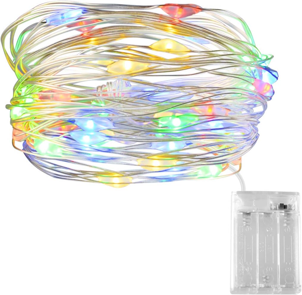 Dalugo Lichterkette Blau, 3m 30 LED Lichterkette Batterie Klein für