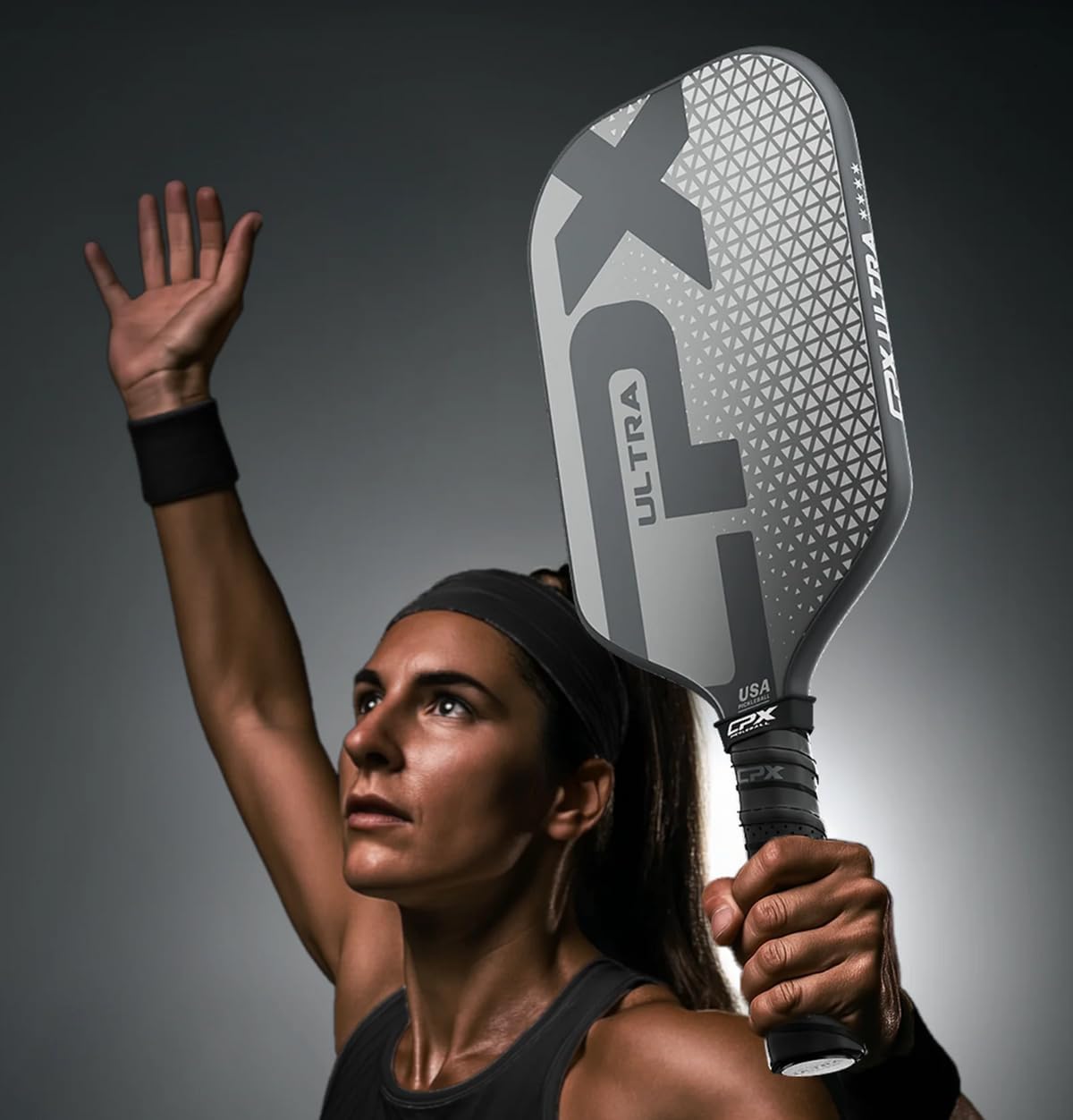 CPX Ultra Series Fiber-Reinforced Friction Surface Pickleball Paddle - 16mm Polypropylene Honeycomb Core, Lightweight for Speed - Image 6