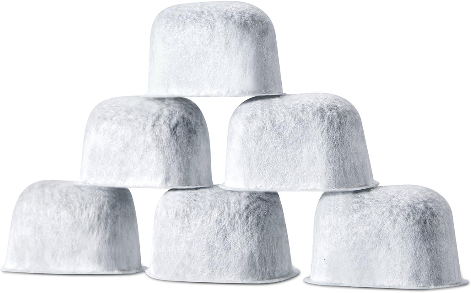 SYOSI 6-pack Replacement Charcoal Water Filter Cartridges with Starter Kit for Keurig Coffee Machine