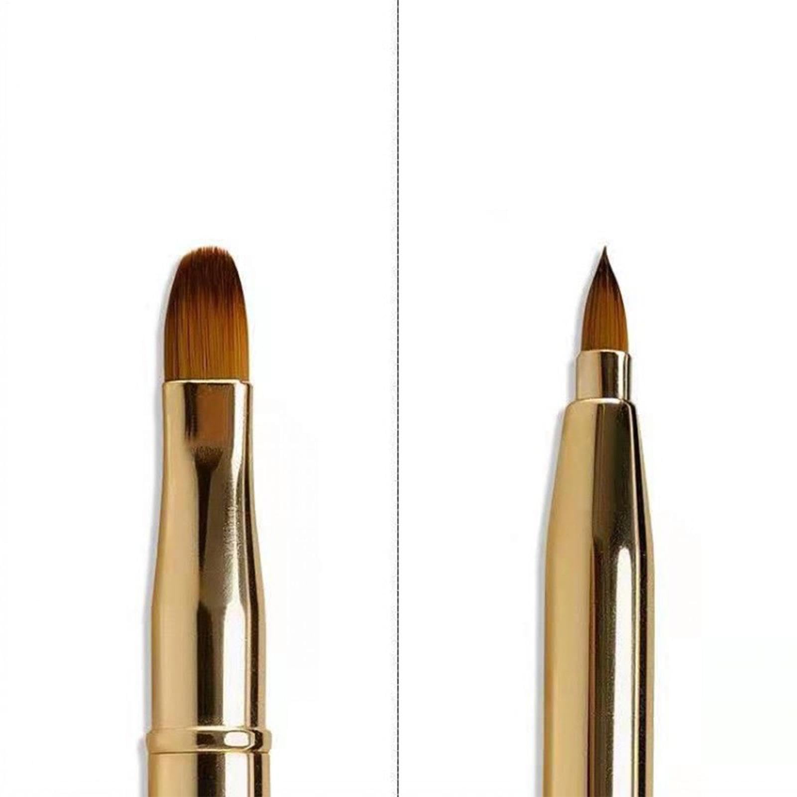 Pennello per labbra a doppia estremità, applicatore retrattile per trucco, labbra e rossetto, strumento di miscelazione con tappo per lucida, ombretto, pennello cosmetico multiuso per kit