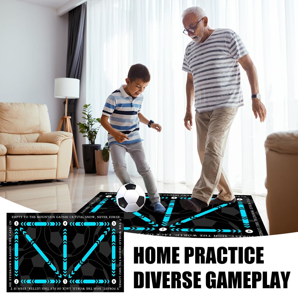 Tappetino Allenamento Calcio 60x90cm - Antiscivolo, Per Controllo Palla