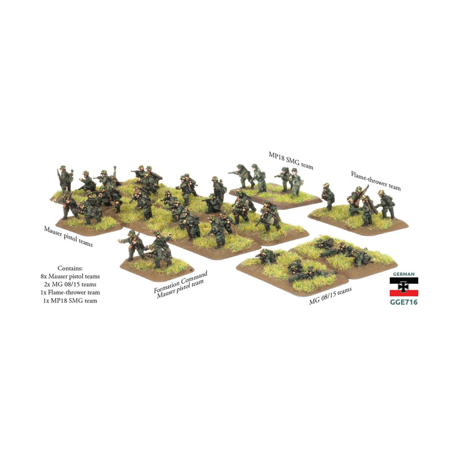 Flames of War The Great War German Stoss Platoon GGE716