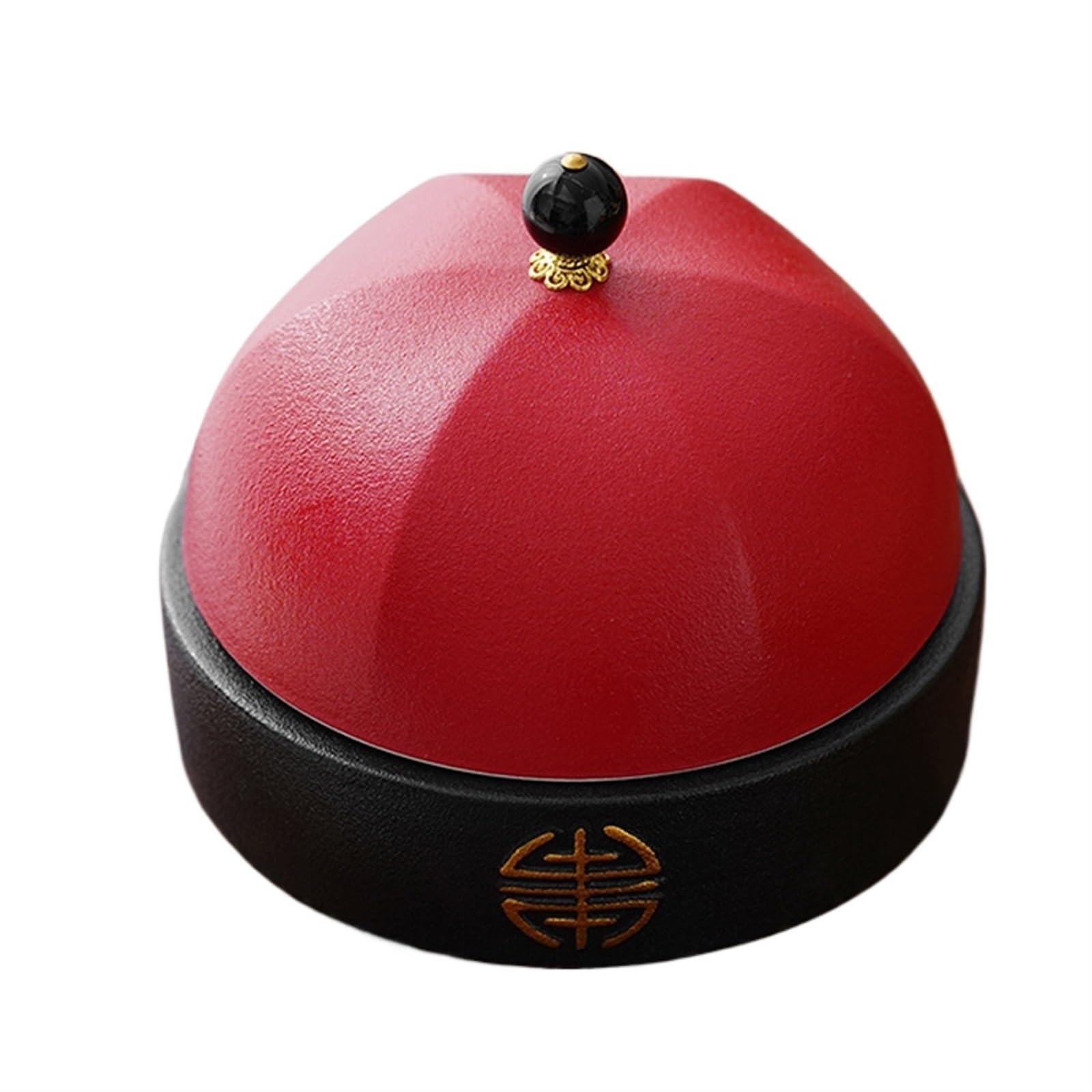 ROHCGHC ashtray, Ceramic Ashtray with Lid, Desktop Smoking Ash Tray for Home Office Decoration(A)
