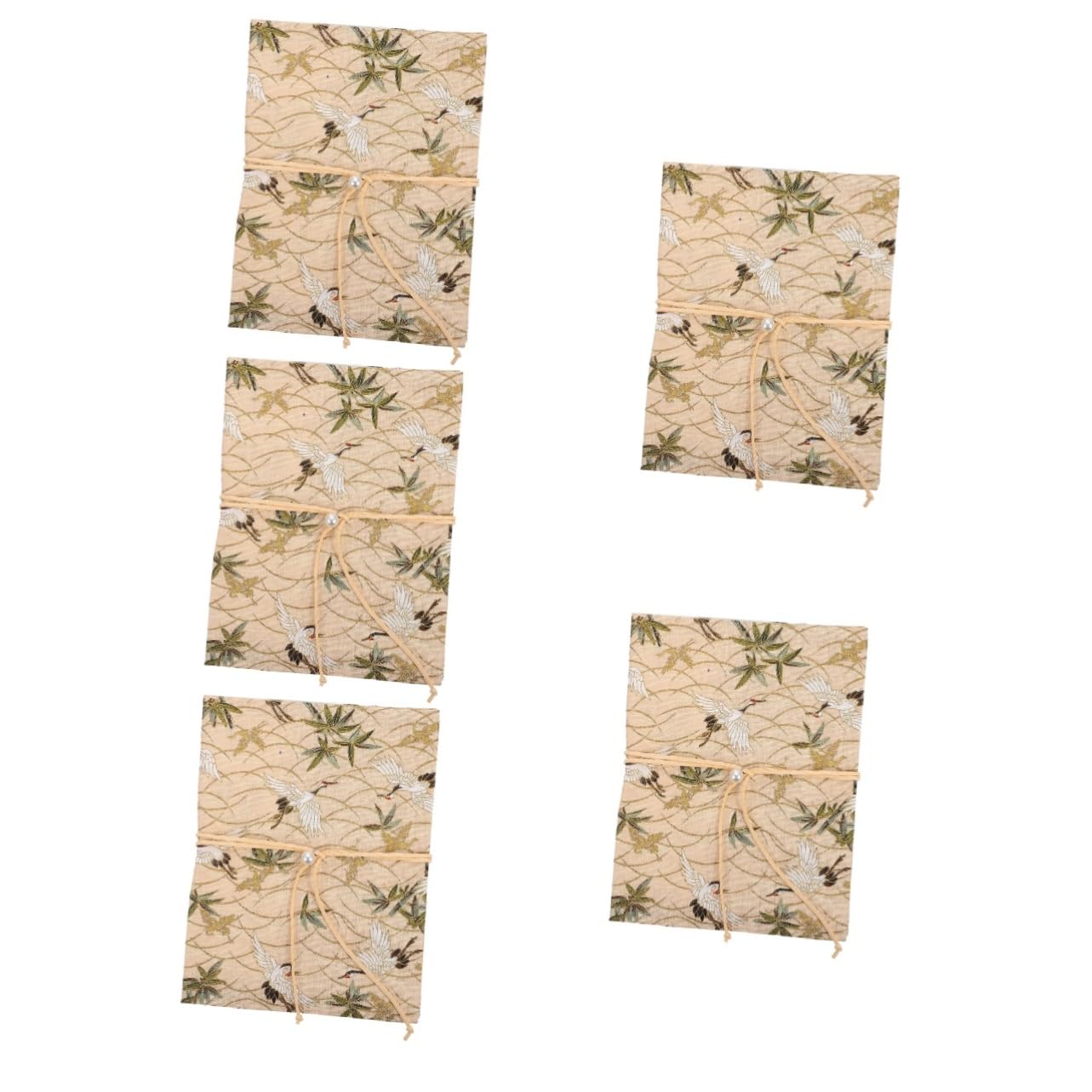 NUOBESTY 5pièces Housse De Fait Main Pour Couverture Décorative Ajustable Avec Motif De Pour Étudiants Et De Lecture