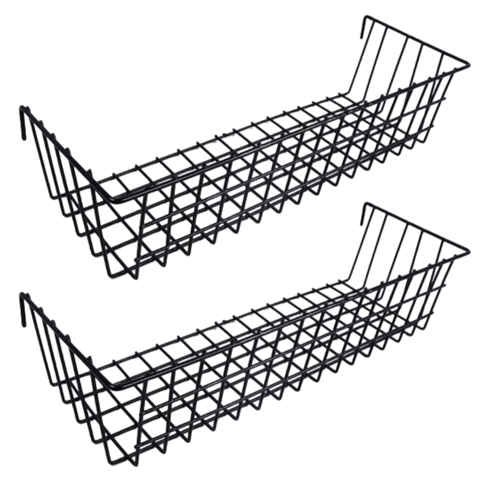 Tsophreniq Sturdy Iron Meshes Hanging Basket Heavy Duty Shelf Secure Storage with Ventilation Feature Vertical Organizers Vertical Organizers