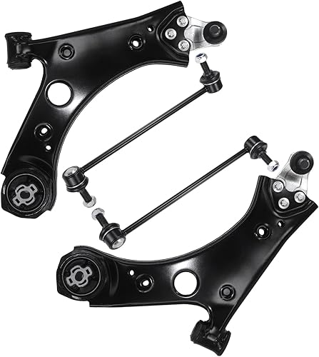 Miniatura 111 de Detroit Axle - Kit de brazos de control frontal RWD para Chrysler 300 Dodge Challenger Charger Magnum, 2 brazos de control superiores 2 rótulas