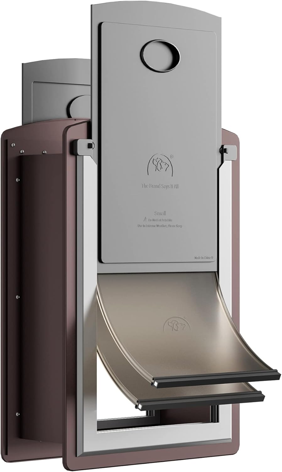 Decormax Cat Door for Wall, Energy Efficient Pet Door with