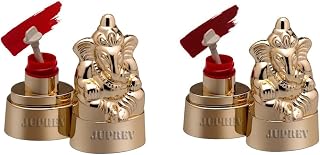 JUPREV Ganesh Statue Organic Sindoor Powder for Women – 100% Natural Kumkum, Traditional Sindhuram for Forehead & Puja Til... Price In India