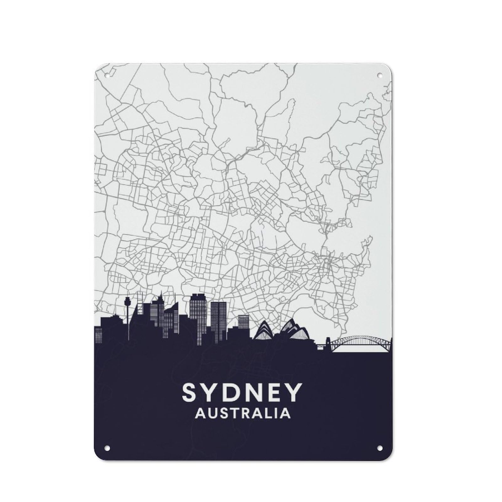 Junmoney Sydney Nsw Australia For Garden Room Or Summerhouse, Rustic Tin Sign 40X30cm, Wall Decor For Garden Rooms And Summerhouses