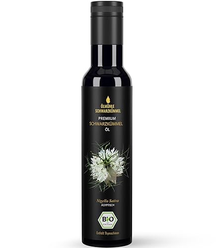 Premium BIO Schwarzkümmelöl - 1. Pressung - 100% kaltgepresst -