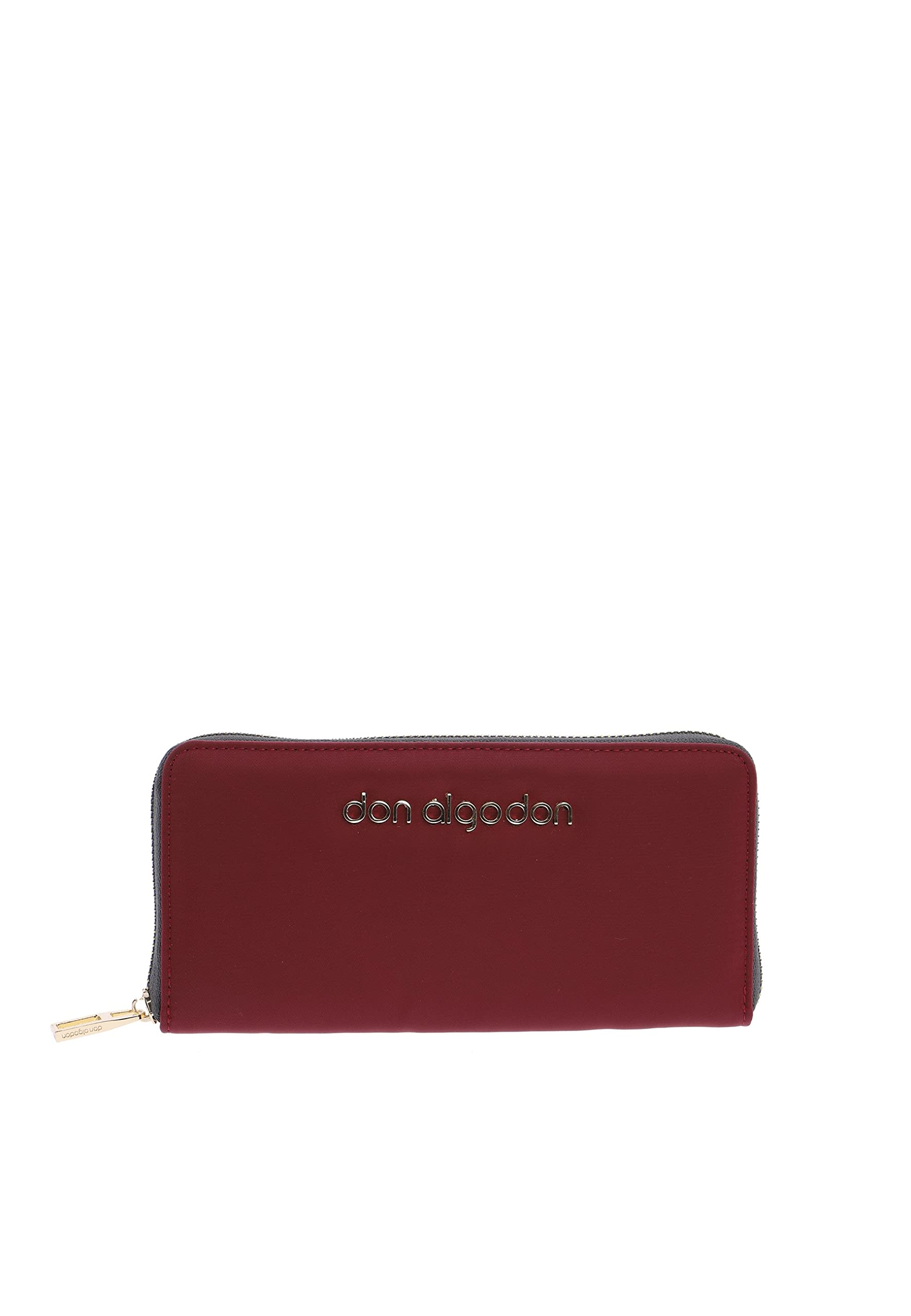 DON ALGODON - Women's Purse, Women's Wallets with Card Holder – Women's Wallet and Purses Silvia., Burgundy, Estándar, Wallet