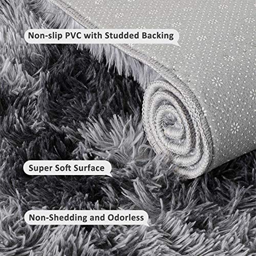 image for Yome Machine Washable Area Rug, Fuzzy Soft Carpet with Durable Edges, 