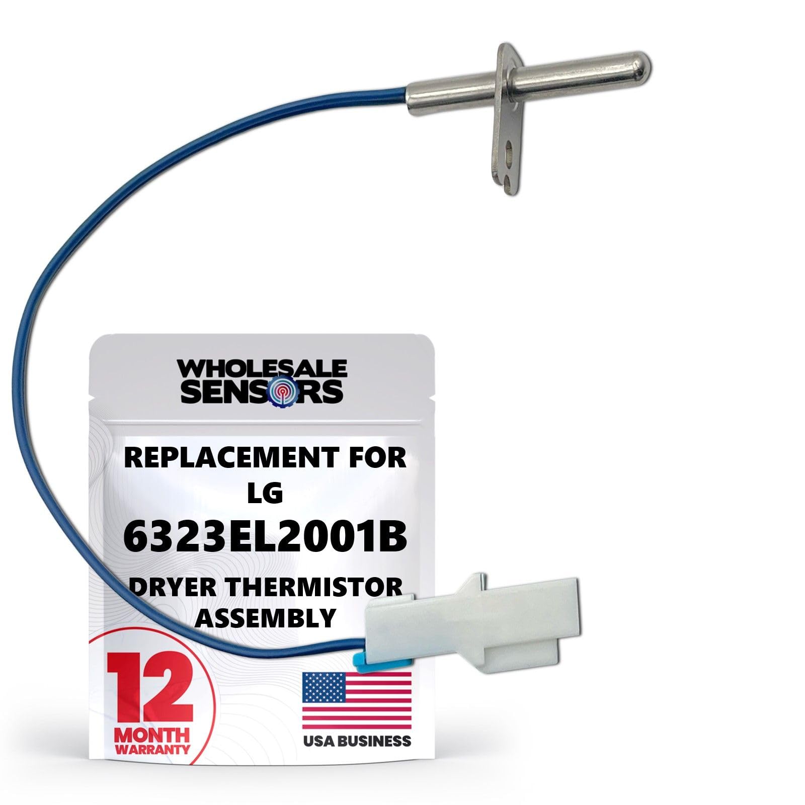 Replacement for LG 6323EL2001B Dryer Thermistor Assembly 12 Month Warranty