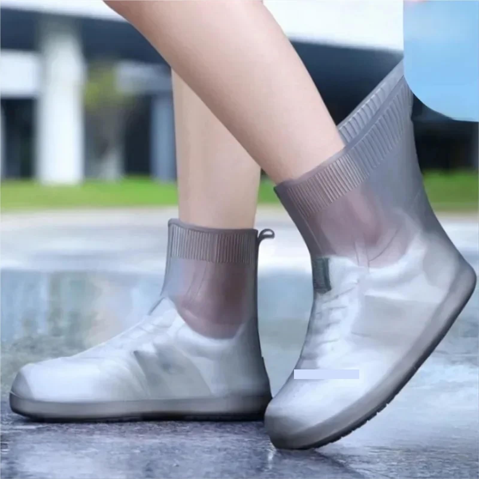 3 Pares de Fundas Impermeables de Silicona for Zapatos, for Botas de Lluvia, Antideslizantes, Reutilizables y Gruesas for Exteriores. para Mantener(Blue,2XL)