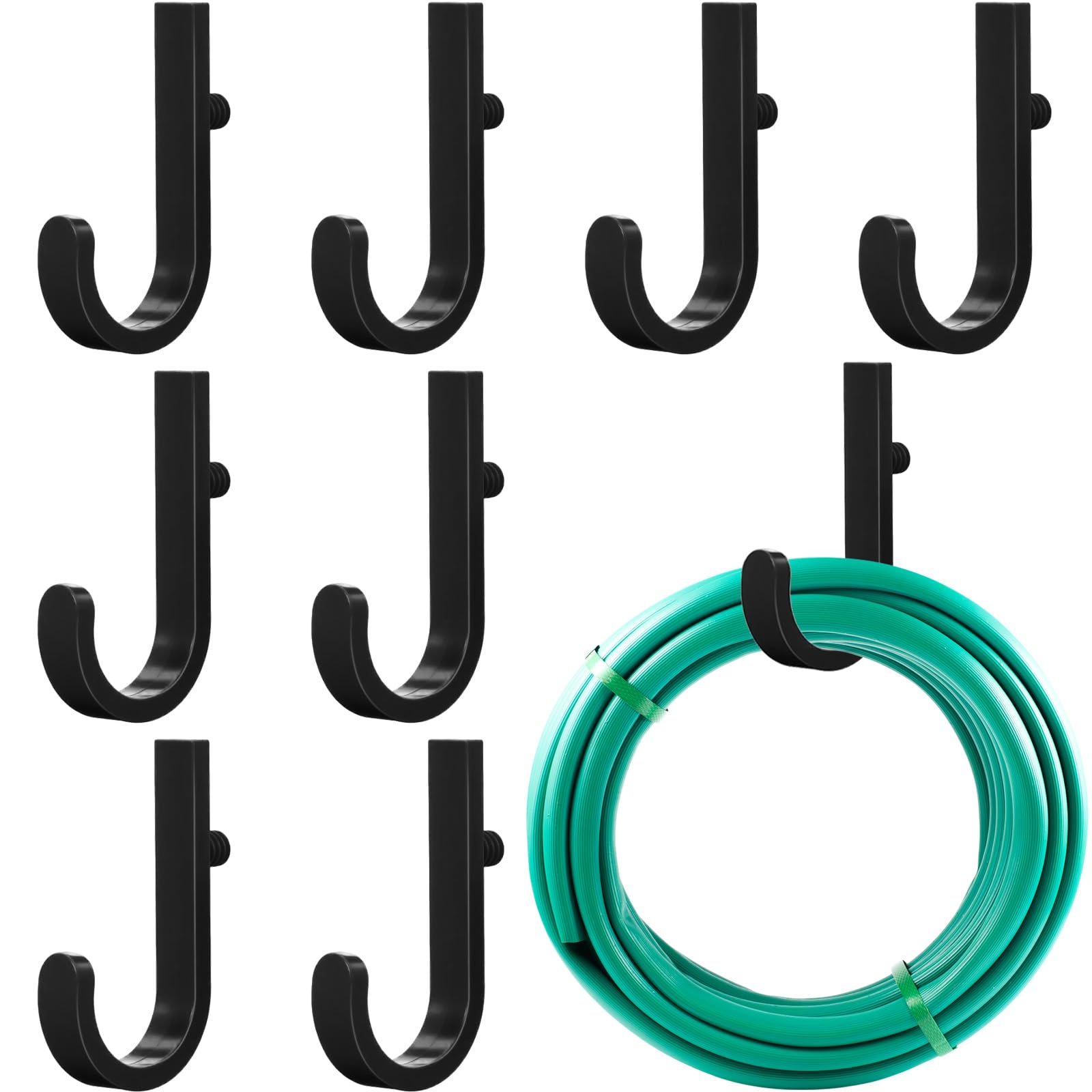 Supports et crochets de rechange pour abri de jardin : kit complet de 8 pièces