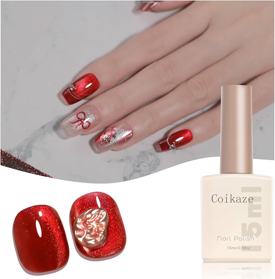 CoiKaze カラージェル 24本セット Amazon | Coikaze マグネットネイル レッド マグネットジェル ジェル