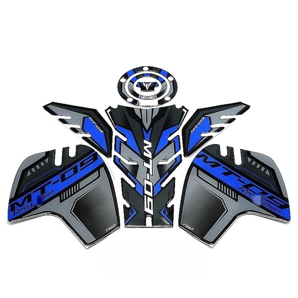 Performance Tank Pad for Ya&maha MT09 MT-09 Motorcycle Fuel Gas Tank Cap Decals Tank Traction Wheel Sticker Pad Motorcycle Tank Pad