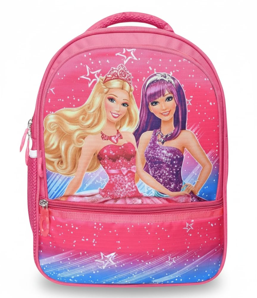 Stylbase Cartoon Printed School Bag for Boys and Girls | Waterproof Backpack Bag for Travelling Sports | Kids Bag Ideal for UKG Nursery 1st Class | School Bags for 5 7 Years 15 Inches