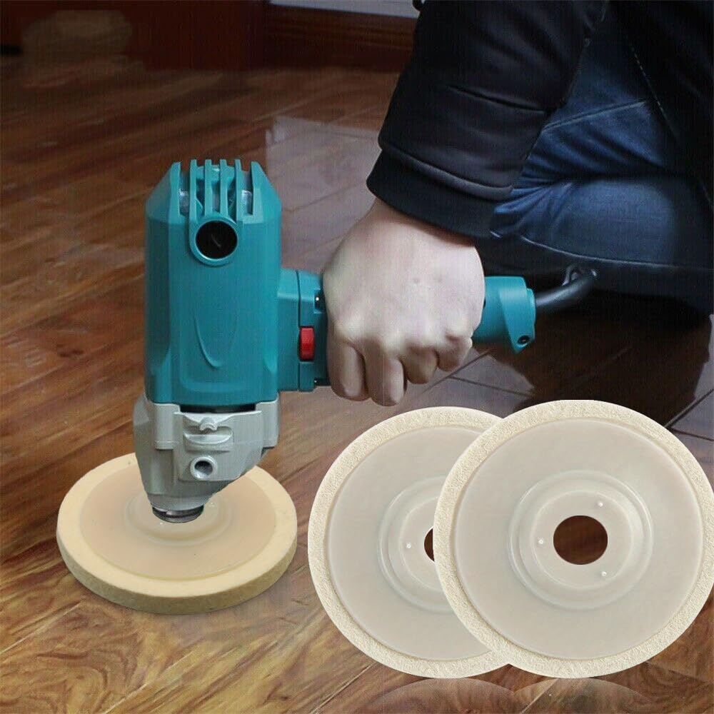 Boboka Wool Polishing Wheel Disc, 4 Inch Diameter Wool Felt Disc Polishing Buffing Wheel Pad for 100 Angle Grinder, Durable Felt Polishing Pads for Metal, Marble Stone (3pcs) (B0CPV85YV1) Amazon Price History, Amazon Price Tracker