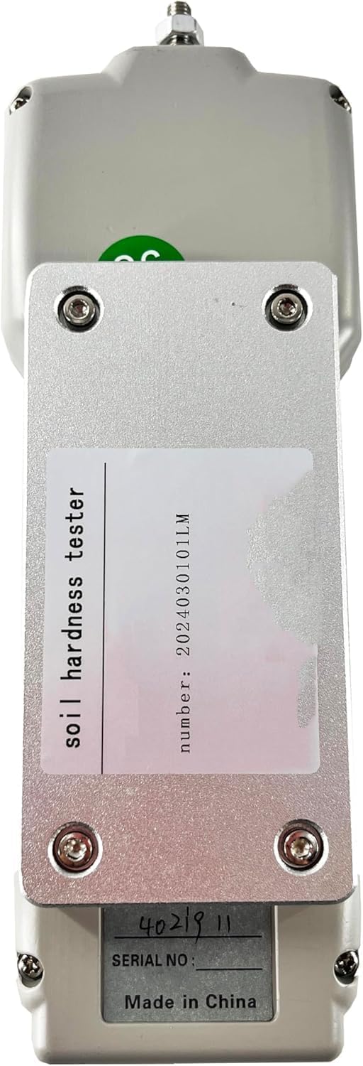 Ground Bearing Capacity Detector Soil Compaction Tester Soil Load Penetrometer Soil Penetration Resistance Measurement with Total Measuring Depth 50cm 0~100kg/cm²,0~1000N/cm²,0~10000kPa