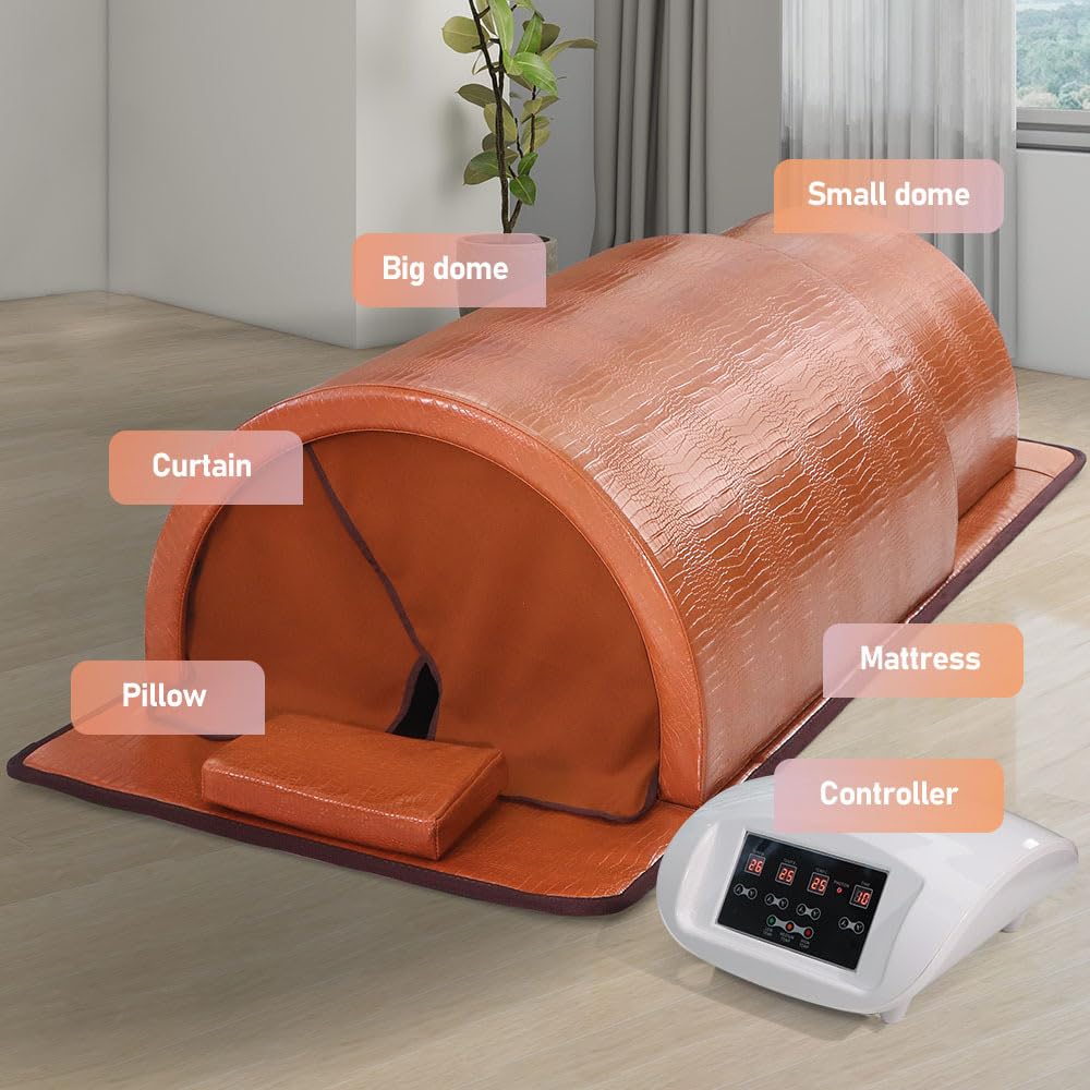 Sauna Domo profesional para relajación y nutrición de la piel, sauna de vapor con calor de 95 °C para la circulación sanguínea y antienvejecimiento, adecuada para uso doméstico y de salón