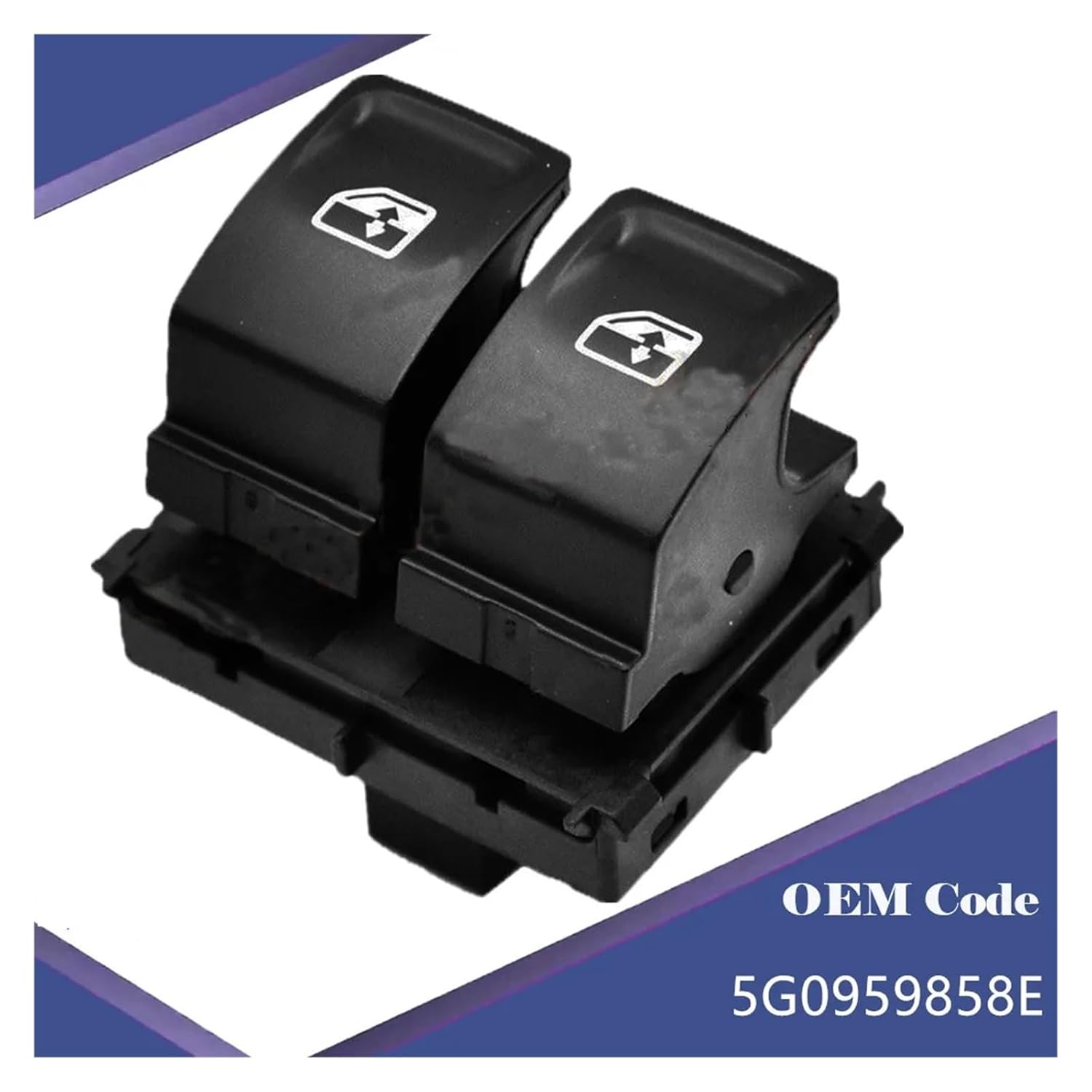 5G0959858E Power Window Switch Window Lift Switch Fit for Crafter Fit for Golf VII 2013-2020