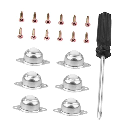 SOLUSTRE Rodamiento de transferencia de rueda 6 uds. Rodamientos de bolas de ruedas de rotación, rodillo de transferencia de rodillos de tornillo,