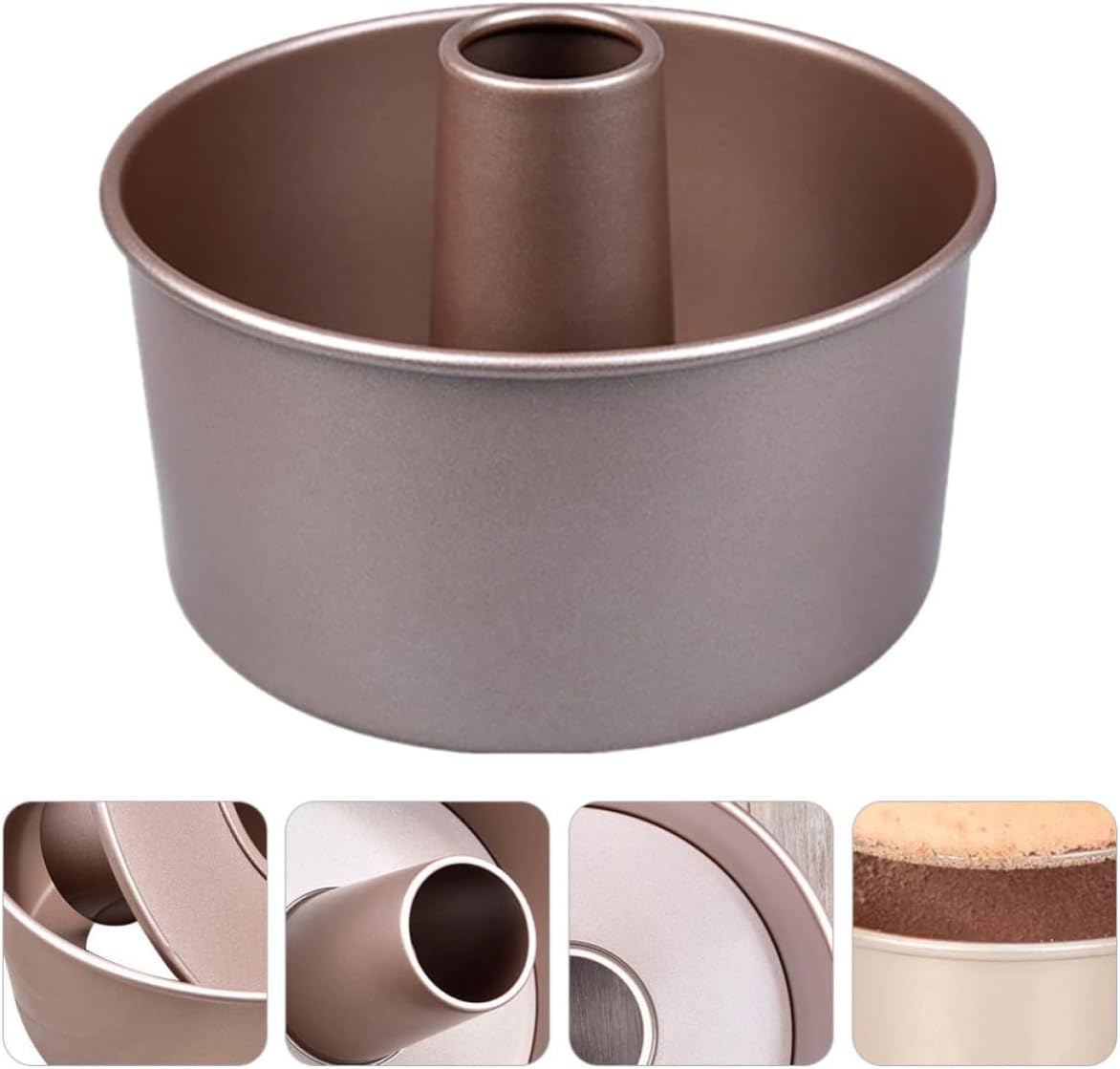 Non-stick Carbon Steel Cake Baking Mold with Live Bottom Hollow Design, Lightweight Springform Pan for Cheesecake Baking and Oven Use