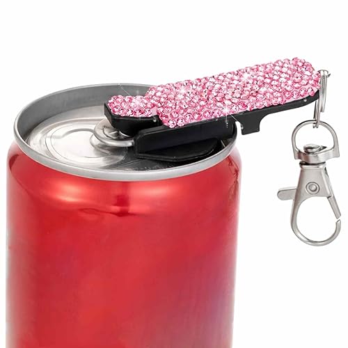 Easy Can Opener with Keychain, Suitable for Soda, Beer &