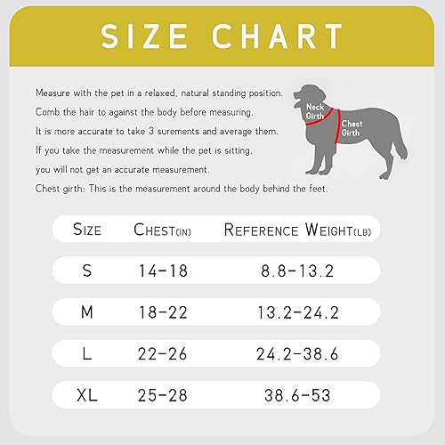 Miniatura 5 de Easy Walk - Arnés para perro con problemas de tráquea, arnés suave y ajustable para cachorros, sin tirones, fácil de usar, arnés para mascotas sin