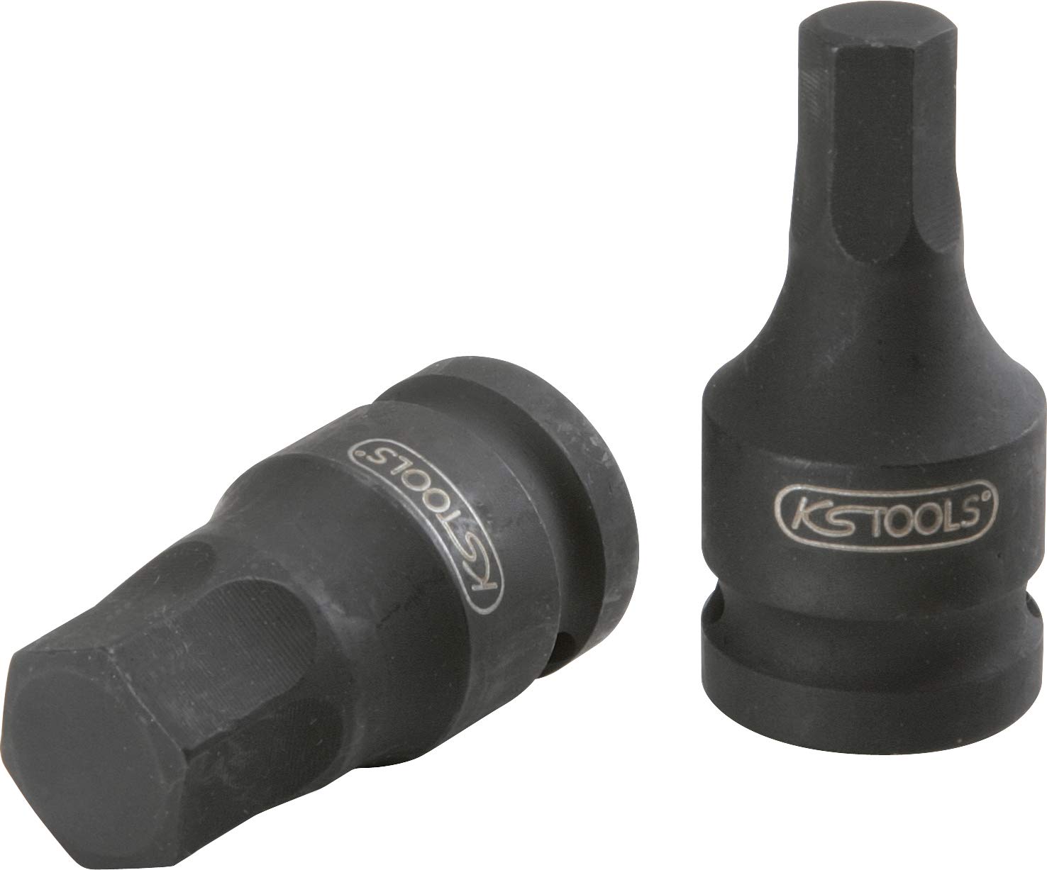 KS Tools 515.1587 3/8'' Impact Hex Bit Socket for Hexagonal Socket Head Screws, Short, 4 mm