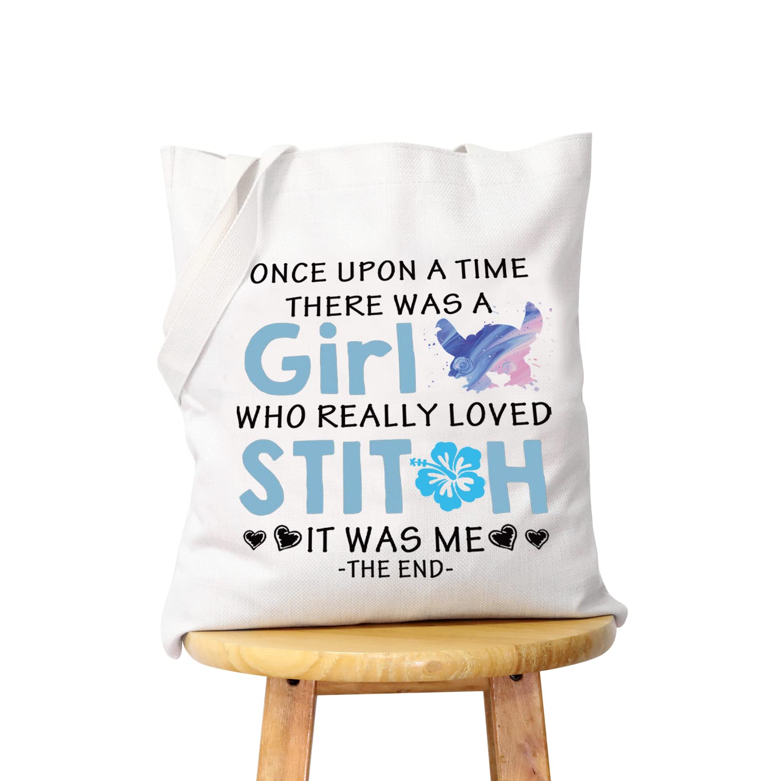 Cartoon Lover Gift There Was A Girl Who Really Loved Cute Themed Tote Bag