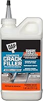 DAP Concrete Crack Filler Gray 1.62 lb - Water-Activated Powder for Seamless Horizontal Crack Repairs in Driveways, Patios & Masonry